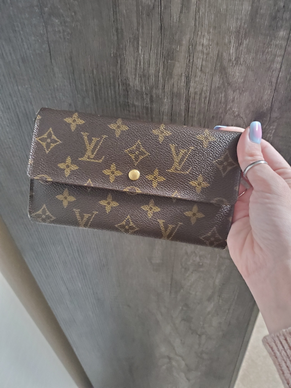 Louis Vuitton Brown Monogram Canvas Wallet